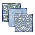 Blaire Blue blu Dish Cloth Set of 3 Reusable Dish Cloth - rockflowerpaper