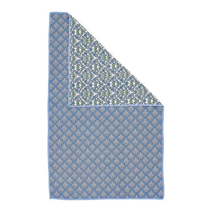 Blaire Blue blu Kitchen Tea Towel - Double - Sided Print Kitchen Towel - rockflowerpaper
