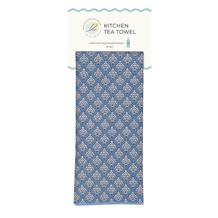 Blaire Blue Eco Kitchen Tea Towel Tea Towel - Rockflowerpaper
