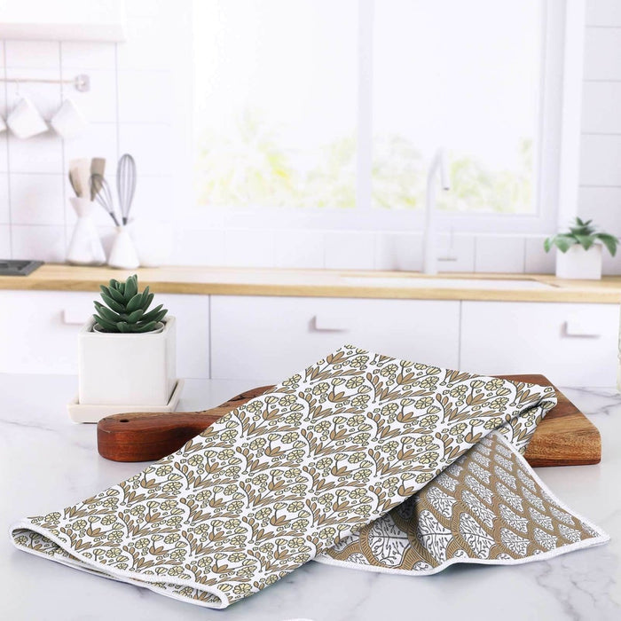 Blaire Tan Eco Kitchen Tea Towel Tea Towel - rockflowerpaper