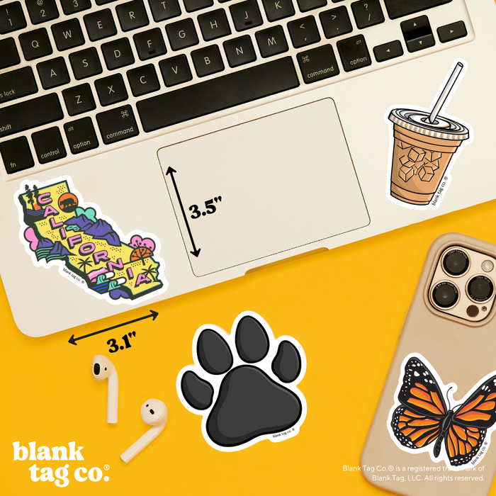 Blank Tag Co.® Waterproof Sticker - California City Badge