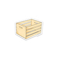 Blank Tag Co.® Waterproof Sticker - Wooden Crate