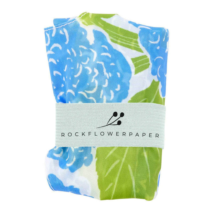 Blue Hydrangea blu Reusable Shopping Bag Reusable Shopping Bag - rockflowerpaper