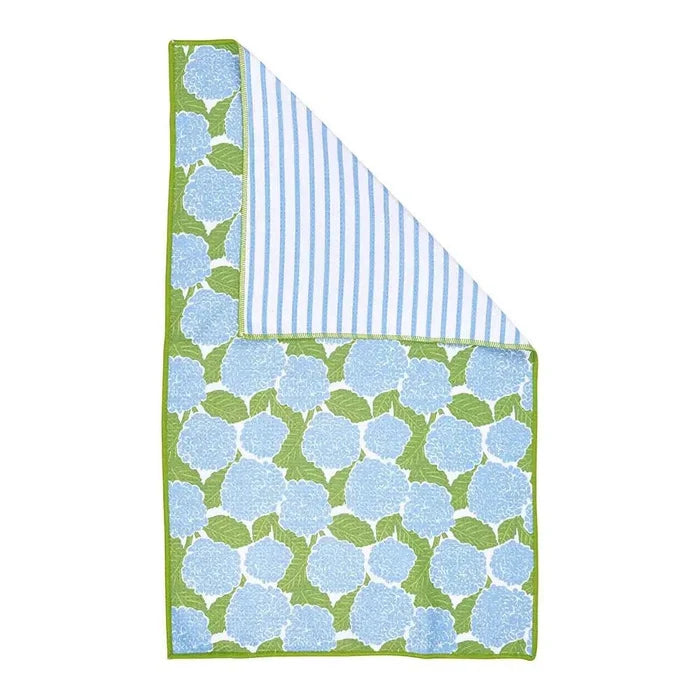 Blue Hydrangea Eco Kitchen Tea Towel Tea Towel - rockflowerpaper