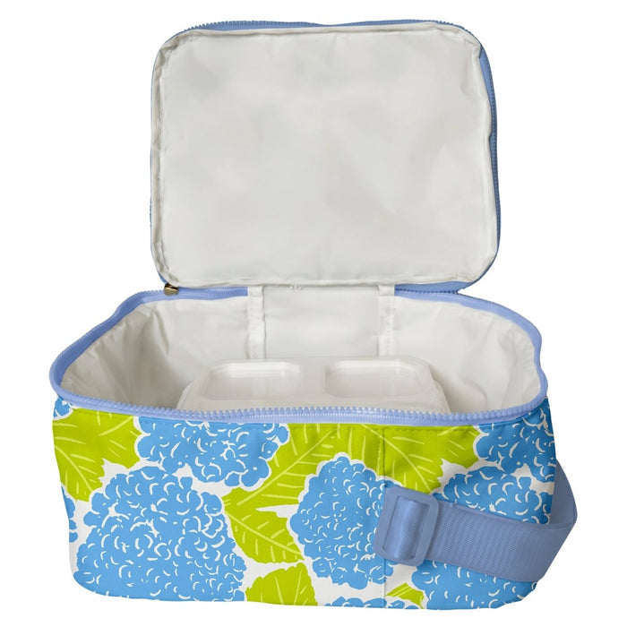 Blue Hydrangea Lunch Tote Lunch Tote - Rockflowerpaper