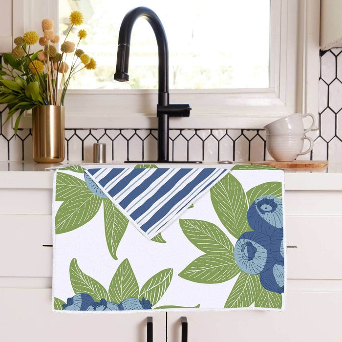 Blueberry Bunch Eco Kitchen Tea Towel Tea Towel - rockflowerpaper