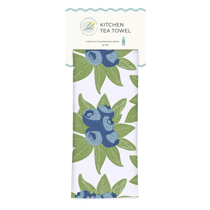 Blueberry Bunch Eco Kitchen Tea Towel Tea Towel - rockflowerpaper