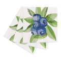 Blueberry Bunch Paper Cocktail Napkins (Pack of 20) Paper Cocktail Napkin - rockflowerpaper