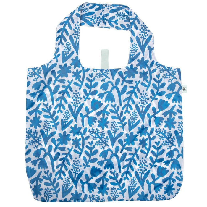 Botanical blu Reusable Shopping Bag Reusable Shopping Bag - rockflowerpaper