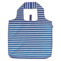 Breton Navy Stripe Blu Reusable Shopping Bag Reusable Shopping Bag - rockflowerpaper