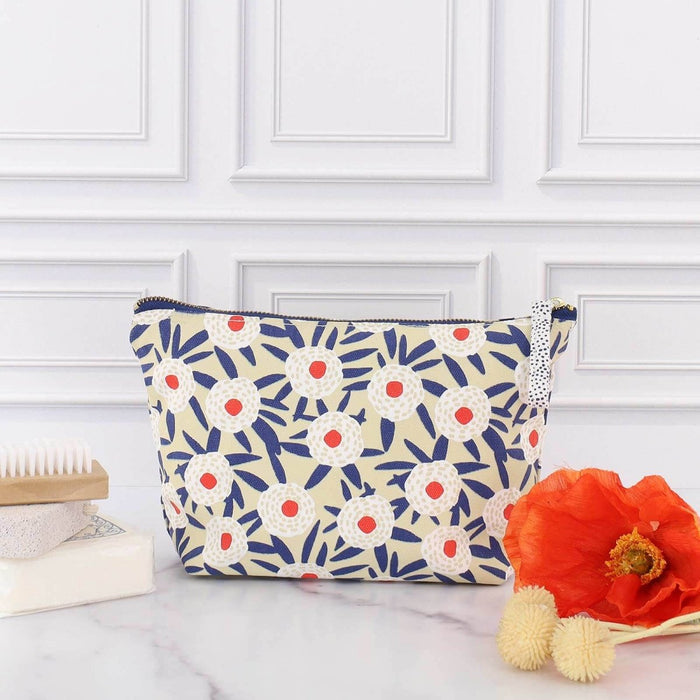 Buttercup Blooms Medium Canvas Pouch Pouch - rockflowerpaper