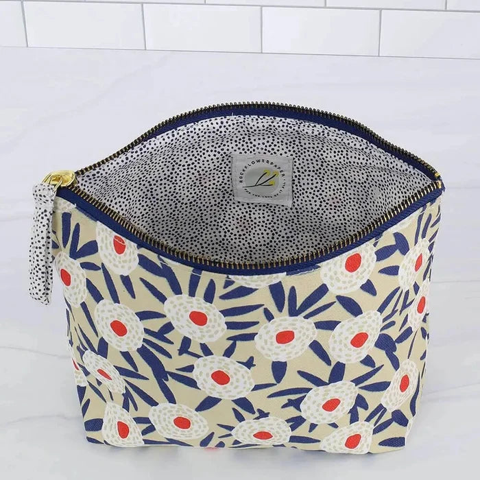 Buttercup Blooms Medium Canvas Pouch Pouch - rockflowerpaper