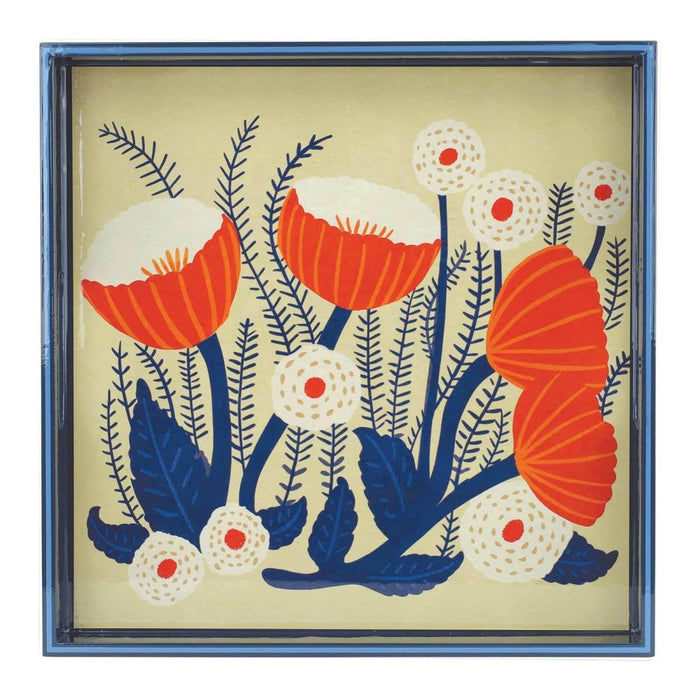 Buttercup Square Laquer Serving Tray Tray - rockflowerpaper