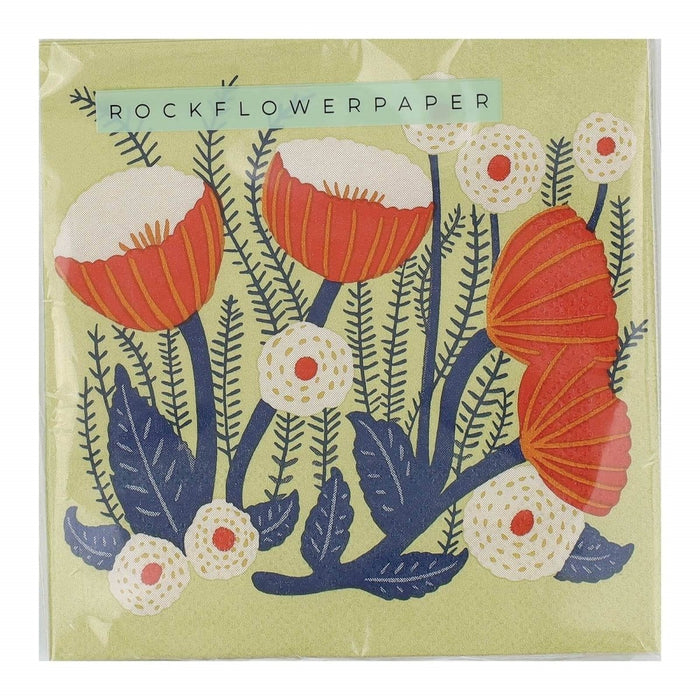 Buttercup Paper Cocktail Napkins (Pack of 25) Paper Cocktail Napkin - rockflowerpaper