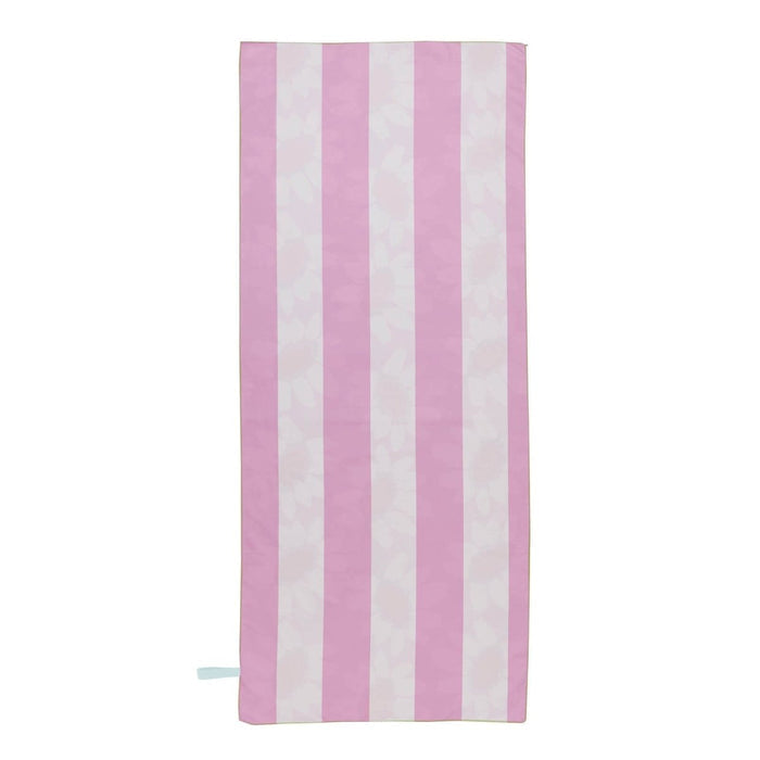 Callie Pink Reversible Eco Beach Towel Beach Towel - rockflowerpaper
