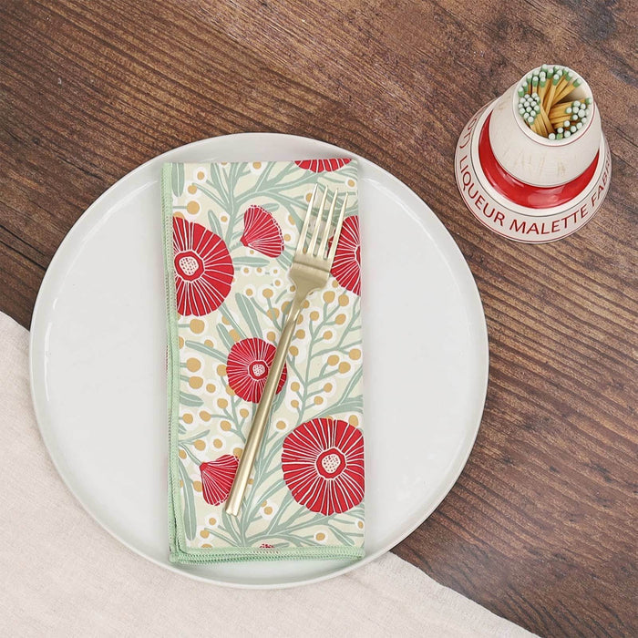 Camellia Bouquet Eco Dinner Napkins (Set of 6)