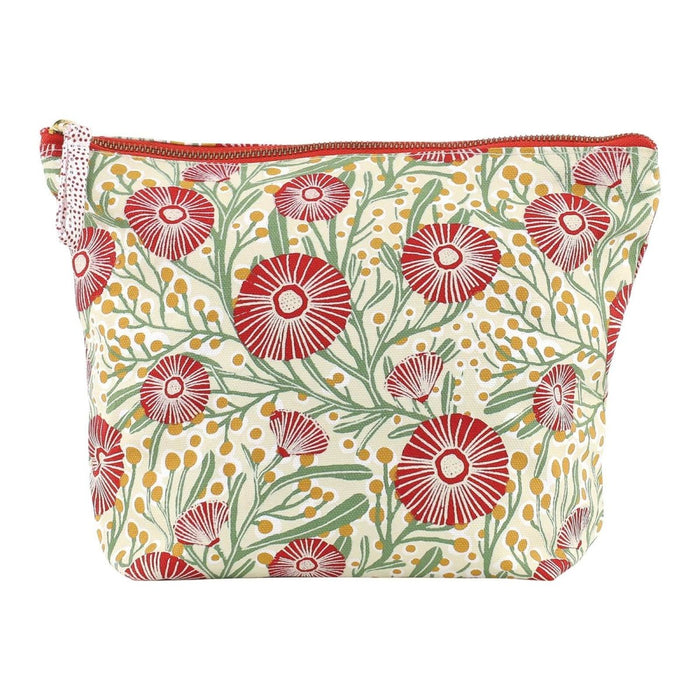 Camellia Bouquet Large Canvas Pouch Pouch - rockflowerpaper