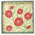 Camellia Bouquet Square Laquer Serving Tray Tray - rockflowerpaper