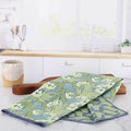 Chickadee blu Kitchen Tea Towel TEATOWEL - rockflowerpaper