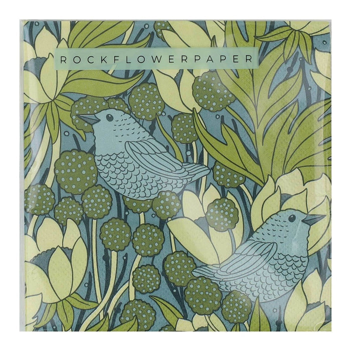 Chickadee Paper Cocktail Napkins (Pack of 25) Paper Cocktail Napkin - rockflowerpaper