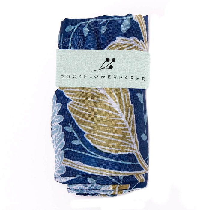 Chrysanthemum blu Reusable Shopping Bag Reusable Shopping Bag - rockflowerpaper