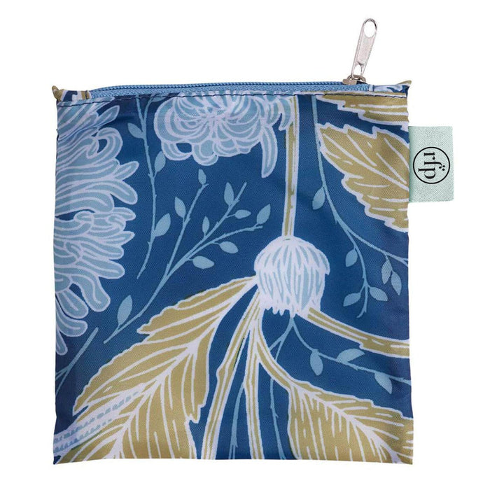 Chrysanthemum blu Reusable Shopping Bag Reusable Shopping Bag - rockflowerpaper
