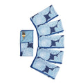 Chrysanthemum Flower blu Dinner Napkin Dinner Napkin - rockflowerpaper
