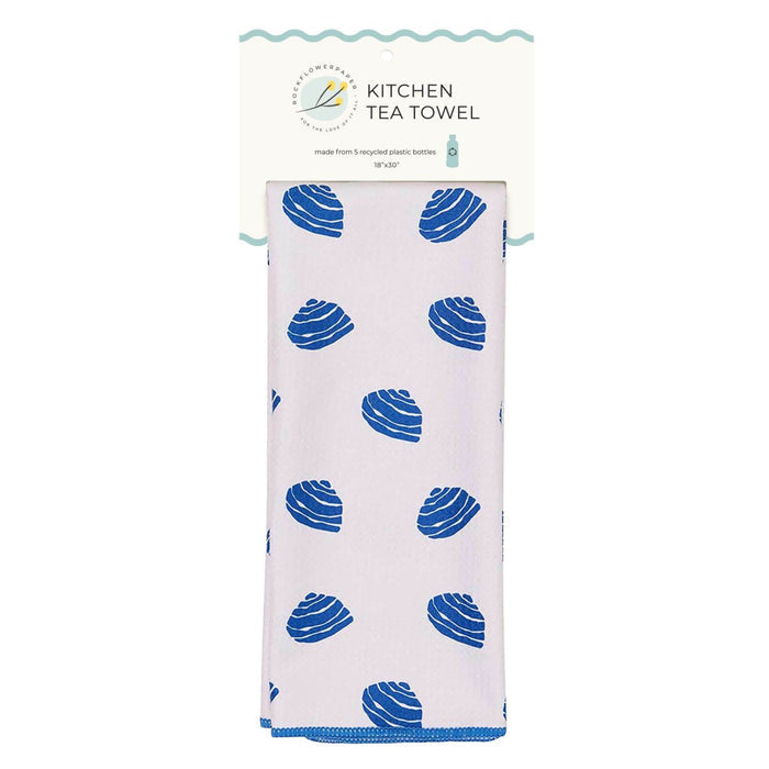 Clams Eco Kitchen Tea Towel Tea Towel - Rockflowerpaper