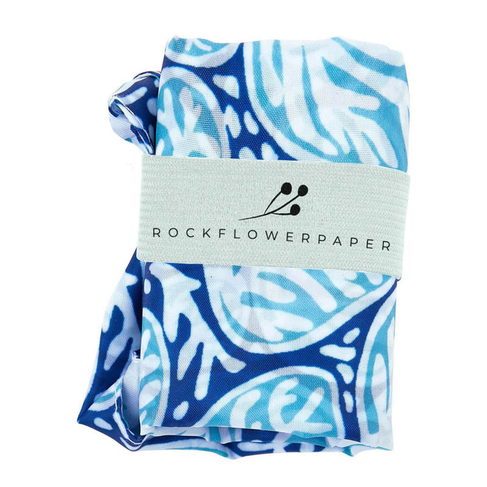 Coral Garden blu Reusable Shopping Bag Reusable Shopping Bag - rockflowerpaper