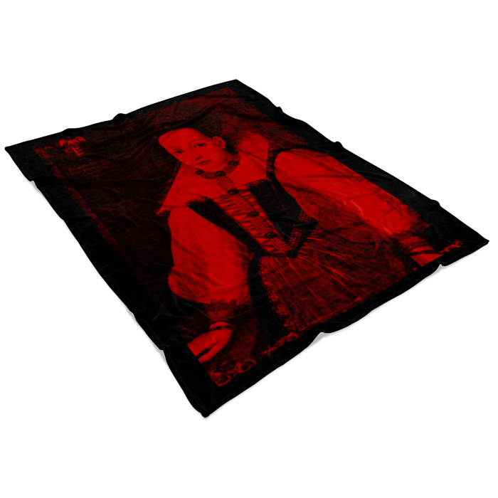 Countess Elizabeth Bathory Fleece Blanket - The Luciferian Apotheca