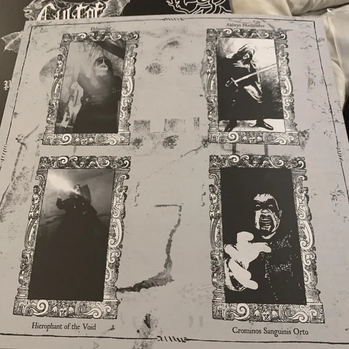 Cult Of Thaumiel – Palaces of Iniquity 12" LP (Black Funeral members - Cult black metal)
