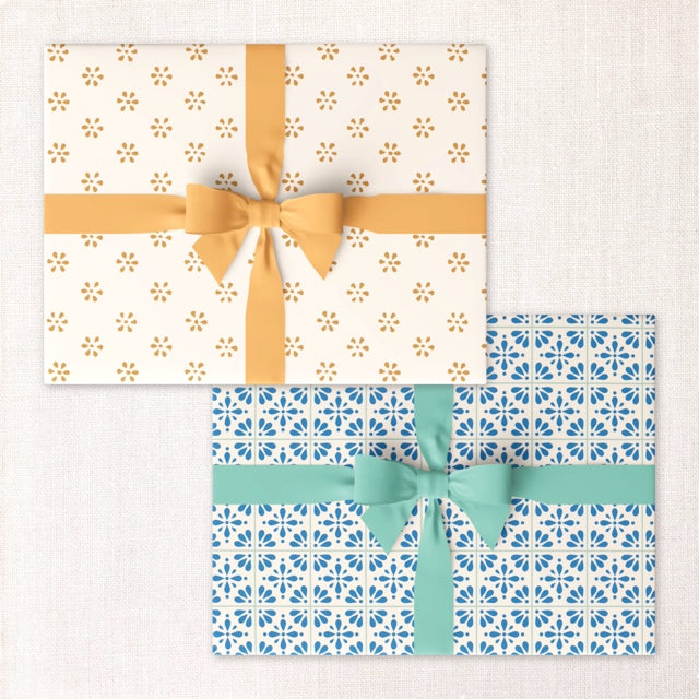 daisy + poolside tiles double-sided wrap