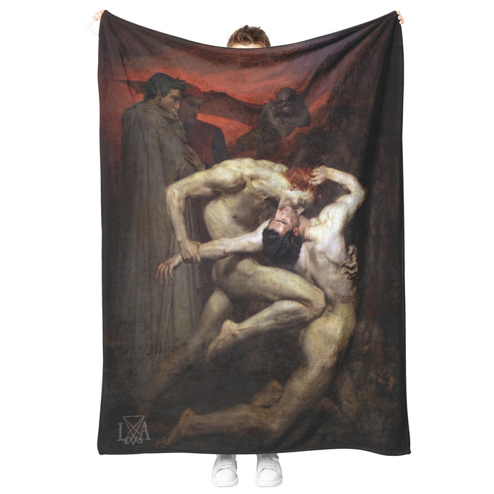 Dante & Virgil (in Hell) Fleece and Sherpa Blankets
