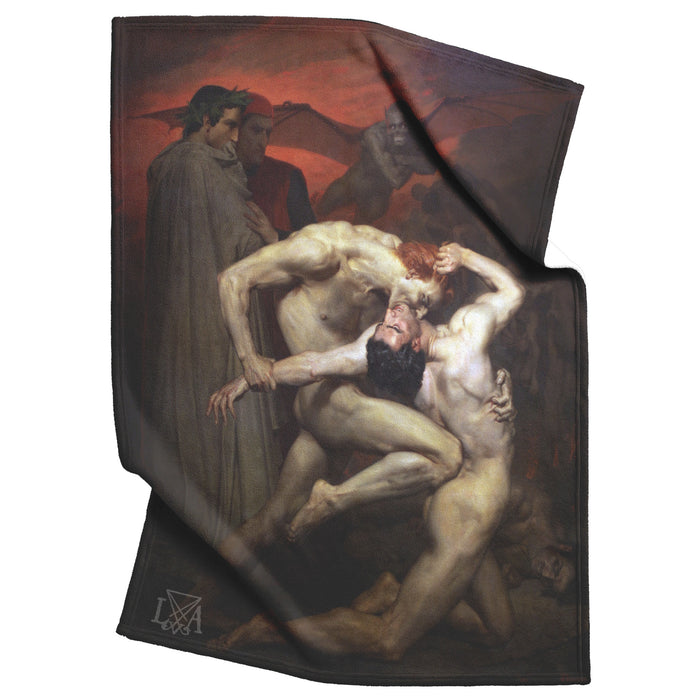Dante & Virgil (in Hell) Fleece and Sherpa Blankets