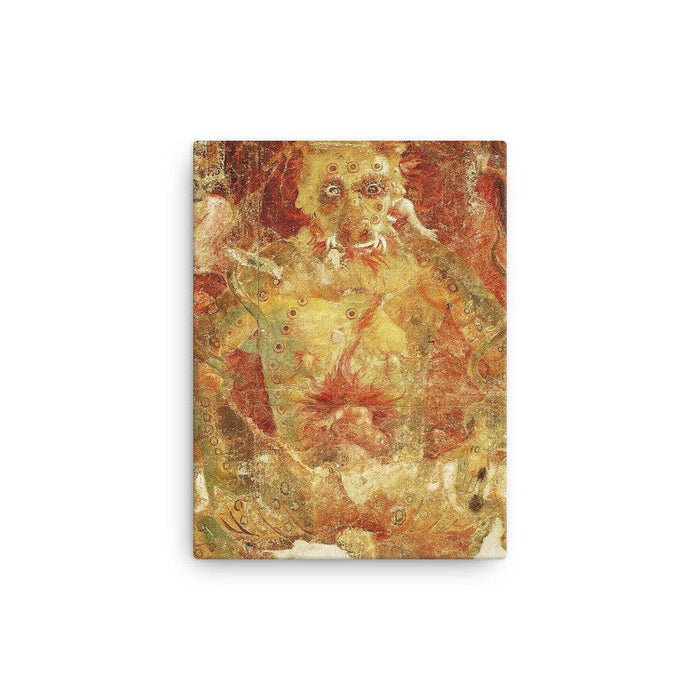 Devil Eating Souls Quality Canvas - The Luciferian Apotheca