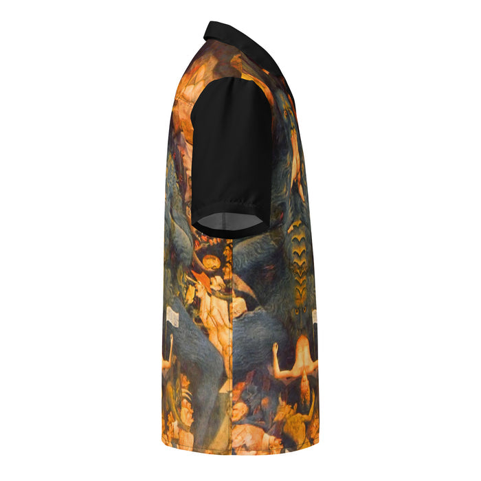 Devil's Picnic in Hell Unisex button shirt