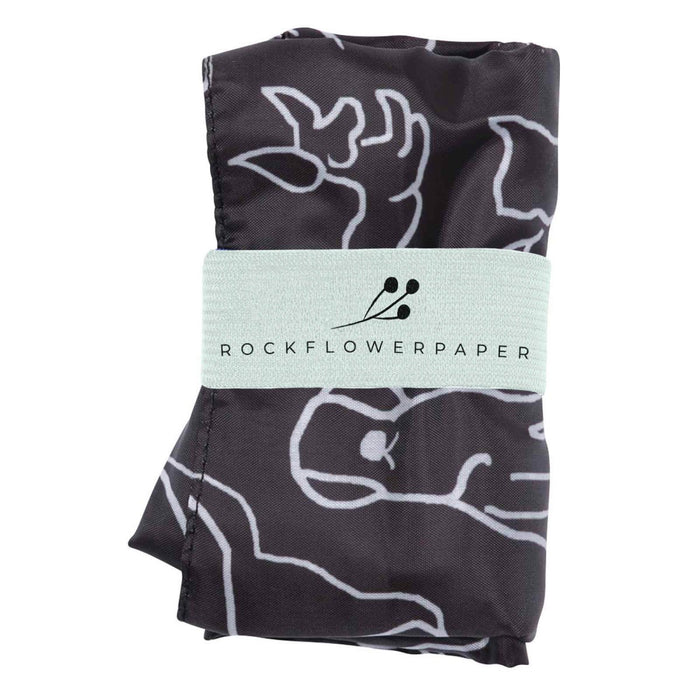 Dog And Cat blu Reusable Shopping Bag Reusable Shopping Bag - Rockflowerpaper