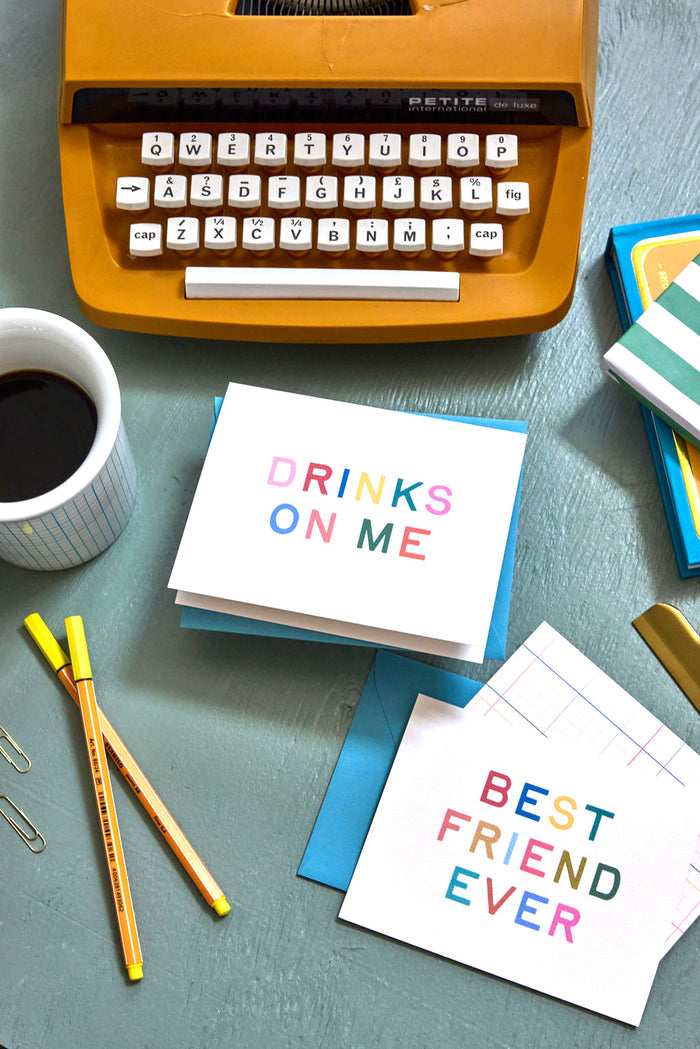 drinks on me card