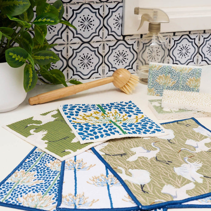 Egret & Reed Eco Dish Cloth (Set of 3) Dish Cloth - Rockflowerpaper