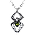 Emerald Spiderling Pendant (Alchemy Gothic) - The Luciferian Apotheca