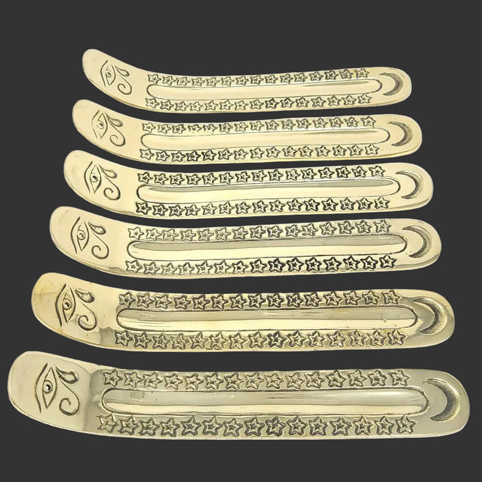 Eye of Horus Brass Incense Stick Burner