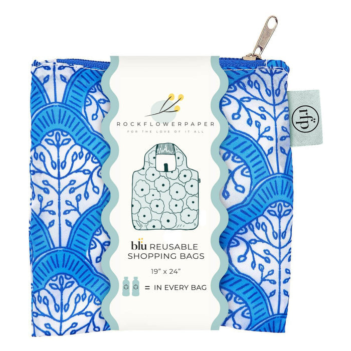 Fifer Blue blu Reusable Shopping Bag Reusable Shopping Bag - rockflowerpaper