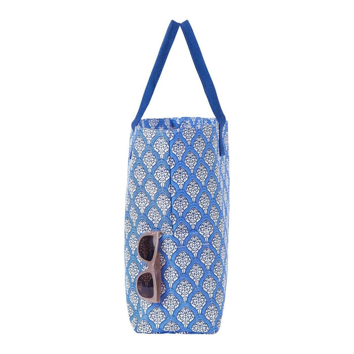 Fifer Blue Carryall Tote - rockflowerpaper