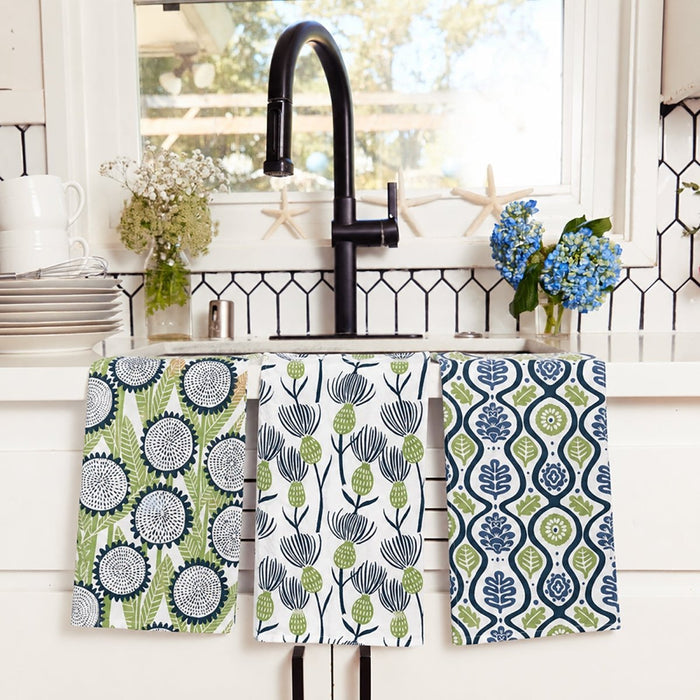 Foraging Cotton Kitchen Towels (Set of 3) Cotton Kitchen Towel - Rockflowerpaper