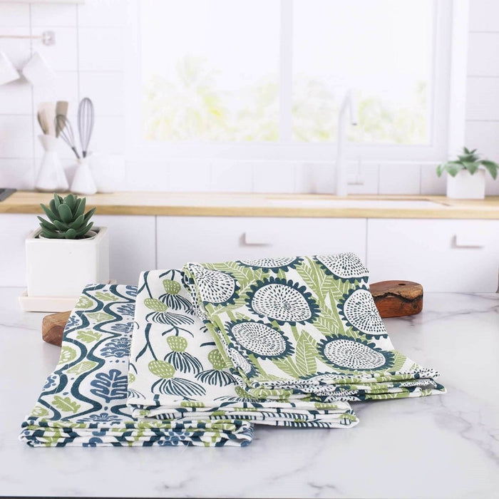 Foraging Cotton Kitchen Towels (Set of 3) Cotton Kitchen Towel - rockflowerpaper