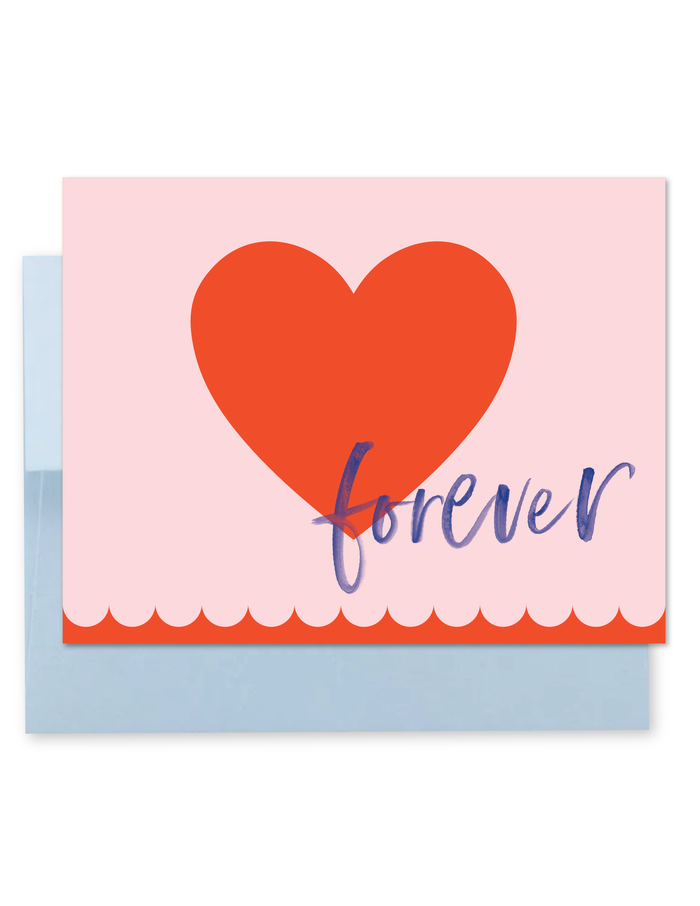forever heart card