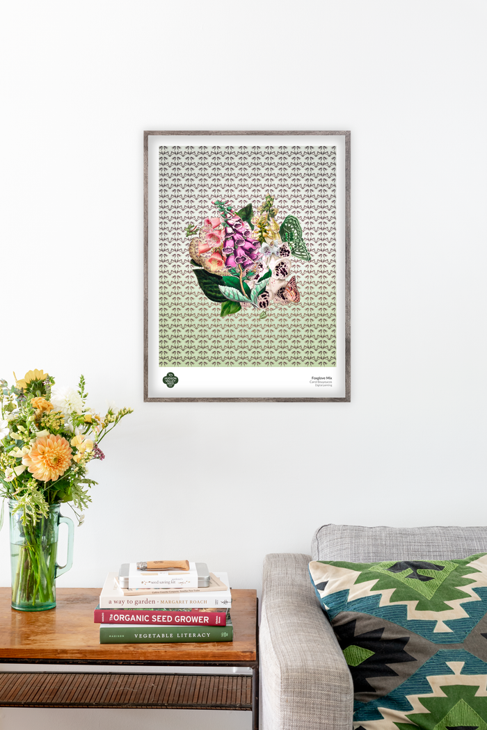 Foxglove Mix Fine Art Poster