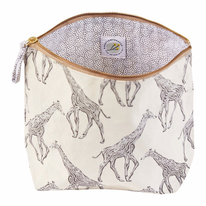 Giraffe Pouch Large Pouch - rockflowerpaper