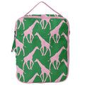 Giraffe Pink & Green Lunch Tote Lunch Tote - Rockflowerpaper