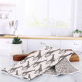Giraffe Tan Eco Kitchen Tea Towel Tea Towel - rockflowerpaper